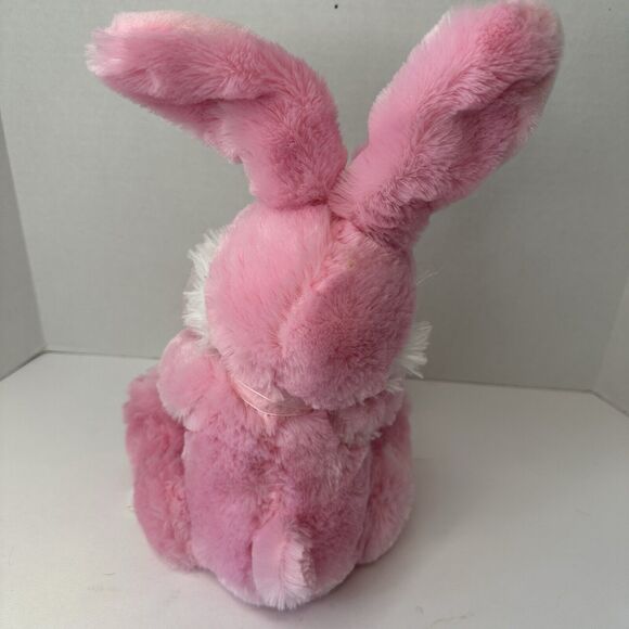 Chrisha Creations, 9" Pink Bunny Rabbit Plush "Happy Easter" 2009 CLEAN - Picture 5 of 12